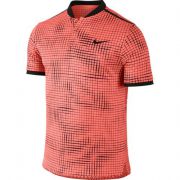 Nike Court Advantage Polo - Bright Mango/Black
