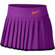 Nike Victory Girls' Tennis Skirt - Vivid Purple/Black/Tart