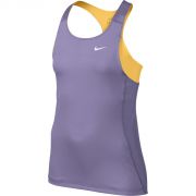 Nike Girls Maria OZ Open Tank - Urban Lilac / Atomic Mango / Matte Silver