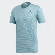 Adidas Parley Striped Tshirt - Blue Spirit/Petrol Night