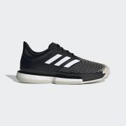 Adidas Solecourt Boost Clay Shoes - Black/White