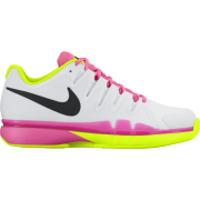 Nike Women Zoom Vapor 9.5 Tour Clay - White/Black/Volt/Pink Blast