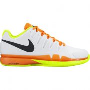 Nike Air Zoom Vapor 9.5 Tour Clay -White/Black/Volt/Total Orange