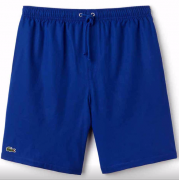 Lacoste Shorts da tennis in taffettà in tinta unita - Blu/Azzurro