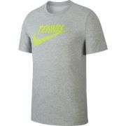 NikeCourt Dri-FIT - Dark Grey Heather/Volt