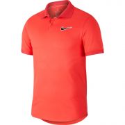 NikeCourt Breathe Advantage Polo - Laser Crimson/Off Noir