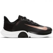 NikeCourt Air Zoom GP Turbo - Black/White/Metallic Red Bronze